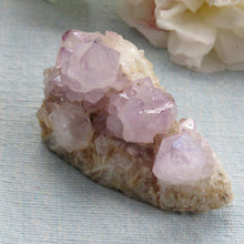 Load image into Gallery viewer, 5 Point Spirit Quartz Crystal Cluster in Light Purple-ZimZan Gemstones