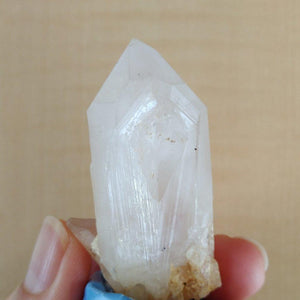 Brandberg Milky Quartz Crystal, Inversion on one axes