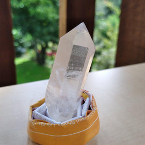 Double Terminated, Brandberg Clear Quartz Crystal