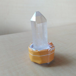 Double Terminated, Brandberg Clear Quartz Crystal