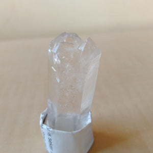 Double Terminated, Brandberg Clear Quartz Crystal
