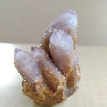 Load image into Gallery viewer, Well formed Spirit Quartz cluster with dreamy Druzies-ZimZan Gemstones