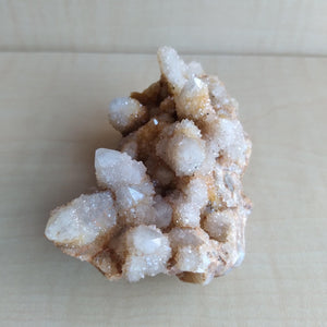 Tiny druzies on quartz crystals - Nice!