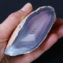 Load image into Gallery viewer, Special pink and blue Agate from Botswana, Zimbabwe borders
