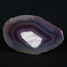Load image into Gallery viewer, White and grey clouds Agate with beautiful colour bands