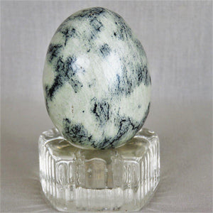 Pale Green Serpentine Jasper Egg