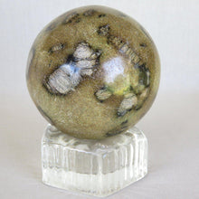 Load image into Gallery viewer, Brown Leopard Skin Jasper Sphere-ZimZan Gemstones