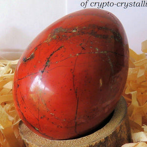 Red Jasper Gemstone Egg