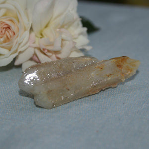 Double Terminated Milky Quartz Crystal with Second Point-ZimZan Gemstones