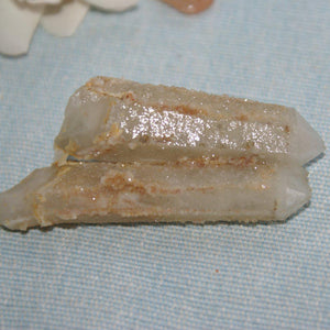 Double Terminated Milky Quartz Crystal with Second Point-ZimZan Gemstones