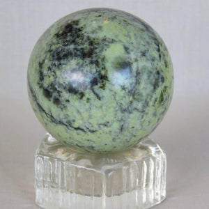 Green Serpentine Jasper Sphere-ZimZan Gemstones