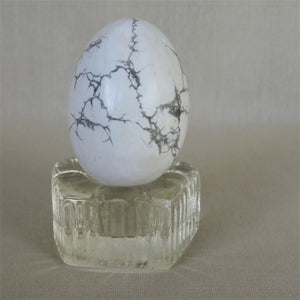 Howlite Egg-ZimZan Gemstones