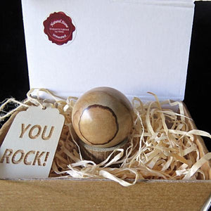 Kalahari Picture Stone sphere in gift box