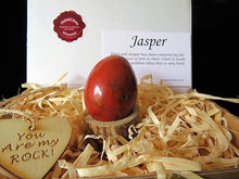 Load image into Gallery viewer, Red Jasper Gemstone Egg