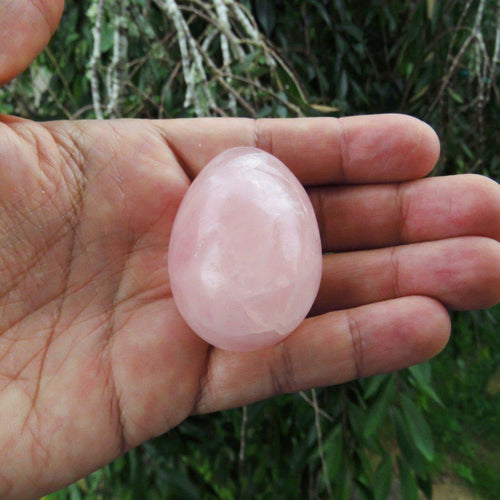 Rose Quartz Egg - Medium-ZimZan Gemstones