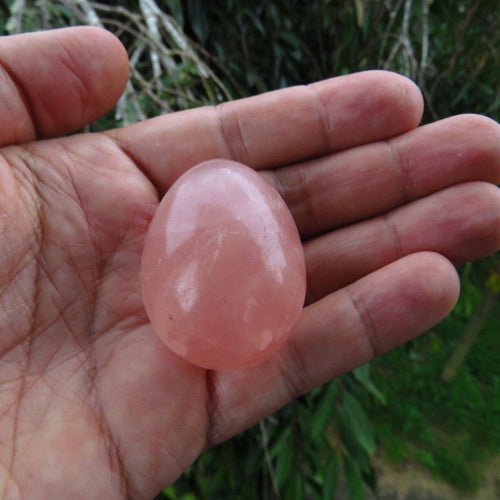 Rose Quartz Egg - Small-ZimZan Gemstones