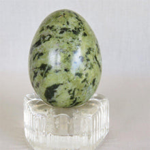 Load image into Gallery viewer, Green Serpentine Jasper Egg-ZimZan Gemstones