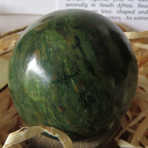 Verdite Gemstone Sphere